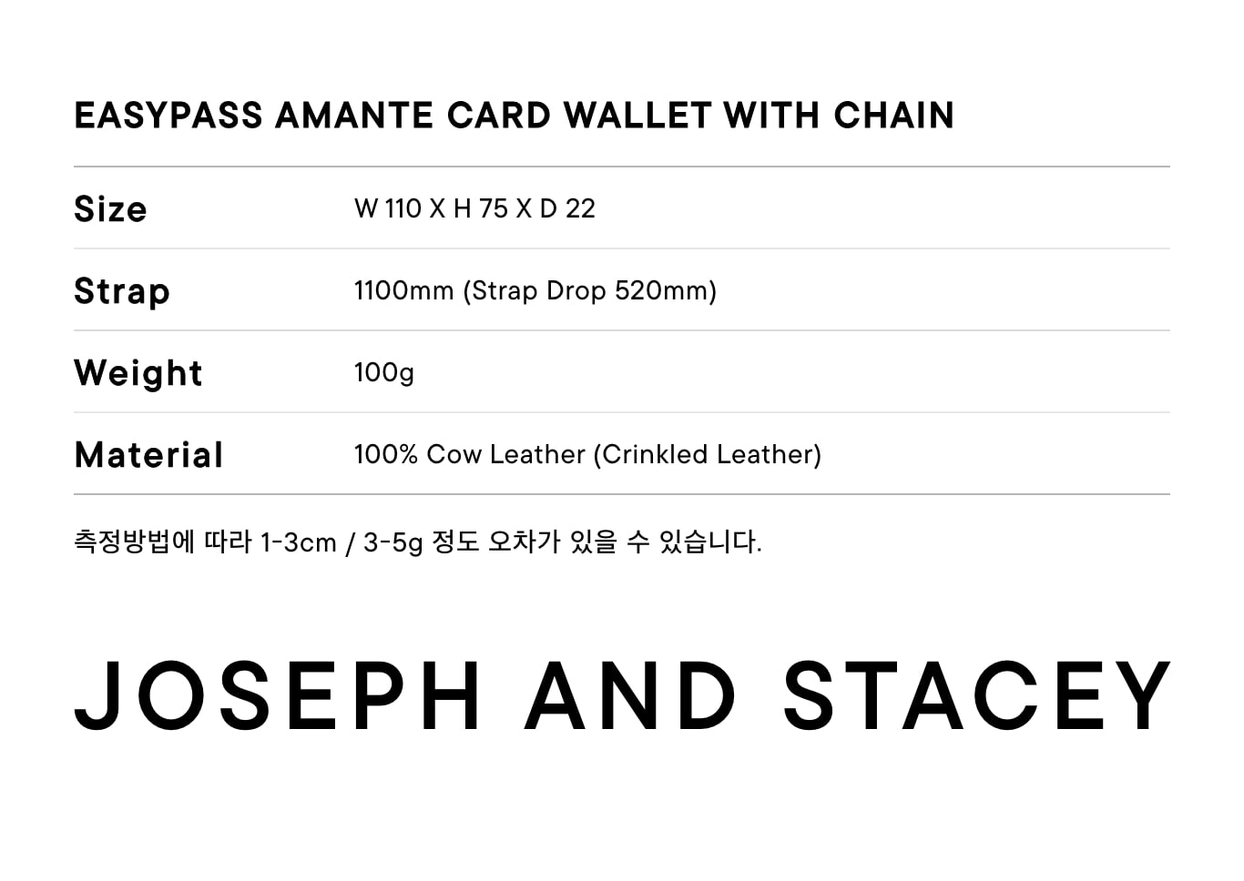 Easypass Amante Card Wallet With Chain Gold | ETERNAL JOURNEY